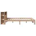 vidaXL Lit bibliothèque sans matelas 140x200 cm bois massif de pin