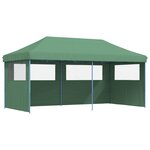 vidaXL Tente de fête 292 x 580 x 315 cm Vert Tissu Oxford