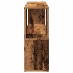 vidaXL Bibliothèque vieux bois 100x24x63 cm bois d'ingénierie