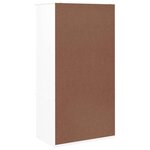 vidaXL Garde-robe ALTA blanc 90x55x170 cm bois massif de pin
