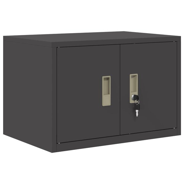 vidaXL Armoire de rangement Noir 60 x 40 x 40 cm Acier