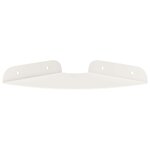 vidaXL Étagère Flottante d'Angle 4 pc Blanc 15 x 15 x 2 cm