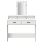 vidaXL Table de Toilette Blanc 100 x 41 x 140 cm Bois d'ingénierie
