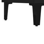 vidaXL Buffet noir 69 5x34x90 cm bois d'ingénierie