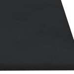 vidaXL Panneaux muraux 12 Pièces Noir 90x30 cm Velours 3 24 m²