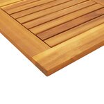 vidaXL Dessus de table 90x90x2 2 cm carré bois massif d'acacia