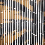 VidaXL Rideau anti-insectes imprimé palmier 100x220 cm bambou