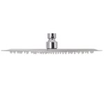 vidaXL Tête de douche plongeante ronde en acier inoxydable 25 cm