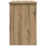 vidaXL Bureau chêne artisanal 100 x 50 x 76 cm Bois d'ingénierie