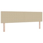vidaXL Tête de lit Vert gris clair 180 cm Tissu côtelé