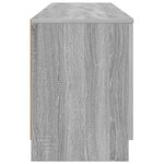 vidaXL Armoire de lit 2 Pièces Sonoma gris 66 x 35 x 48 cm