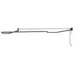 vidaXL Auvent Anthracite 3 x 2 5 m Métal