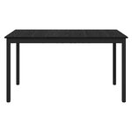 vidaXL Table de salle à manger / Table de repas MÉTAL