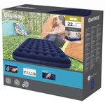 Best Way Matelas à Air Bleu 203 x 152 x 22 cm PVC
