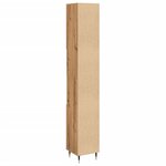 vidaXL Armoire de salle de bain chêne artisanal 30x30x190 cm