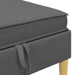 vidaXL Sofa avec rangement Tissu