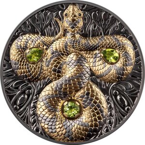 Pièce de monnaie en Argent 10 Dollars g 155.5 (5 oz) Millésime 2026 Bliss SNAKE (PRÉCOMMANDE)