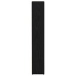 vidaXL Armoires à CD 2 Pièces chêne noir 21x16x93 5 cm bois d'ingénierie
