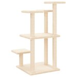 vidaXL Arbres à chat avec plates-formes crème 98 5 cm