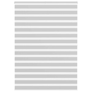 vidaXL Store zèbre gris clair largeur du tissu 160 9 cm polyester