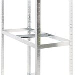 vidaXL Porte-pneus à 3 niveaux 4 Pièces Argenté 110x40x200 cm Acier