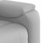 vidaXL Fauteuil inclinable gris nuage tissu