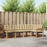 vidaXL Ensemble de canapés d'extérieur 5 pc