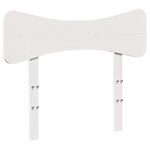 vidaXL Tête de lit blanc 100 cm bois massif de pin