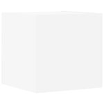 vidaXL Ensemble de meubles TV 4 Pièces Blanc Bois d'ingénierie