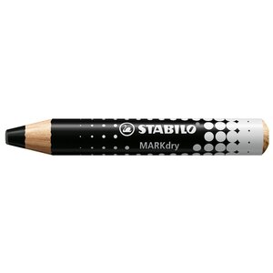 Crayon marqueur MARKdry - noir STABILO
