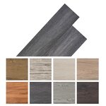 vidaXL Dalles de plancher PVC autoadhésif 5 02 m² 2 mm noir et blanc