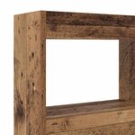 vidaXL Tête de lit Bois ancien Bois massif récupéré 120 x 17 x 102 cm