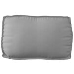 vidaXL Coussin pour dossier de palette Gris 70 x 40 x 12 cm