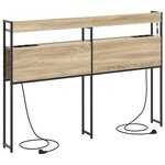 vidaXL Tête de lit avec étagère Chêne sonoma 160 cm Bois d'ingénierie