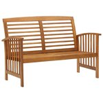 vidaXL Salon de jardin 4 Pièces Bois d'acacia solide
