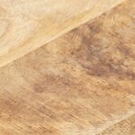vidaXL Dessus de table Bois de manguier solide 15-16 mm 70x60 cm
