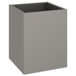 vidaXL Cache-pot de jardin Marron 32 x 32 x 40 cm Acier vieilli