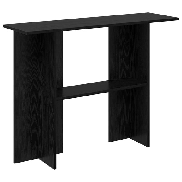 vidaXL Table console Chêne noir 100 x 30 x 75 cm Bois d'ingénierie
