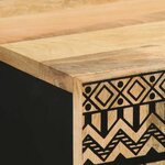 vidaXL Buffet 60x33 5x75 cm bois de manguier brut massif