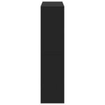 vidaXL Cloison de séparation noir 100x33x135 cm bois ingénierie