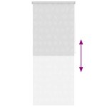 vidaXL Store roulant de douche 120x240 cm Étoile de mer