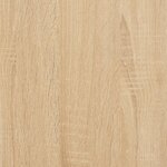 vidaXL Table console chêne sonoma 145x22 5x75 cm bois d'ingénierie