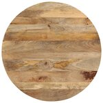 vidaXL Table à dîner 110x75 cm Bois de manguier massif