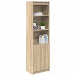 vidaXL Buffet haut chêne sonoma 50x35x180 cm bois d'ingénierie
