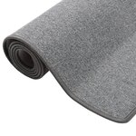 vidaXL Tapis de couloir Gris foncé 50x100 cm