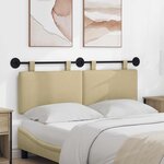 vidaXL Tête de lit suspendue Tissu en velours côtelé