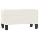 Banc banquette beige 70 x 35 x 41 cm tissu microfibre 02_0010688