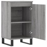 vidaXL Buffet sonoma gris 40x35x70 cm bois d'ingénierie