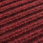 vidaXL Paillasson PVC Rouge 120 x 180 cm