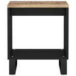 vidaXL Table basse 40x31x46 cm Bois de manguier solide et d'ingénierie